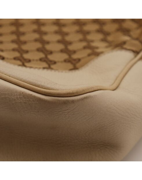 Sac Hobo Bambou beige - 39 x 31 x 8.5 cm
