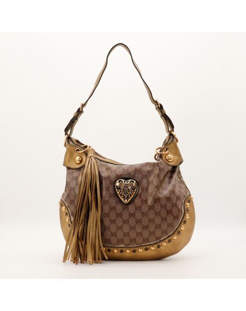 Sac Hobo Babouska beige - 38 x 32 x 3 cm
