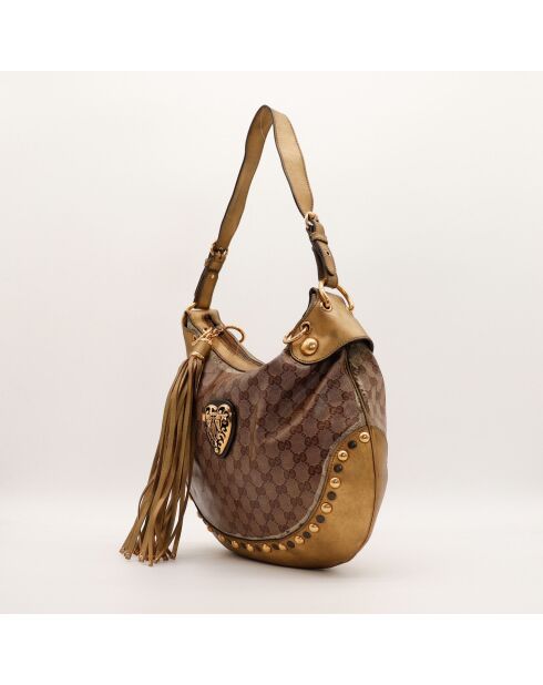 Sac Hobo Babouska beige - 38 x 32 x 3 cm