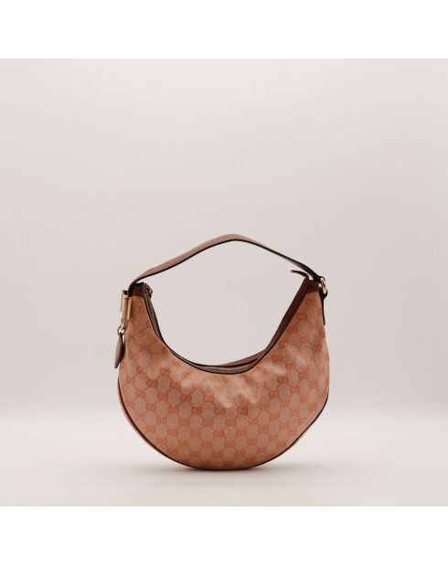 Sac Hobo Moon marron - 30 x 16 x 3 cm
