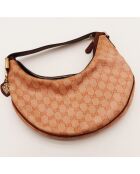 Sac Hobo Moon marron - 30 x 16 x 3 cm