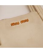 Tote bag en cuir Shopping bicolore - 45 x 35 x 2 cm