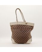Tote bag 1955 marron - 25 x 31 x 13 cm