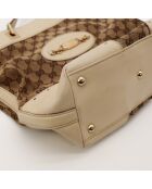 Tote bag 1955 marron - 25 x 31 x 13 cm