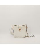 Sac en cuir Seau blanc - 25 x 22 x 21 cm