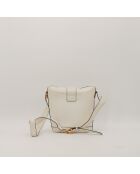 Sac en cuir Seau blanc - 25 x 22 x 21 cm