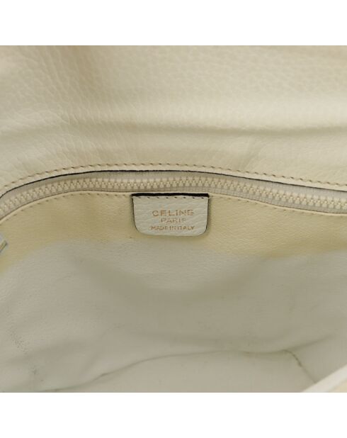 Sac en cuir Seau blanc - 25 x 22 x 21 cm
