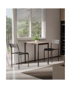 Ensemble table et chaises (3 pièces) Ensemble table et chaises 69 noir, chêne