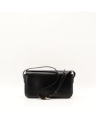 Sac en cuir Triomphe Claude noir - 21 x 11 x 5 cm