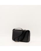 Sac en cuir Triomphe Claude noir - 21 x 11 x 5 cm