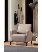 Silla con alas Petra Fawn, 78 x 78 x 87 cm