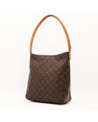 Sac Looping marron - 28 x 29 x 10 cm