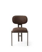 Set van 2 stoelen Muriz bruin Cappuccino - l.43 cm x H. 83 cm x D. 47,5 cm