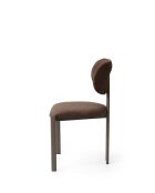 Set van 2 stoelen Muriz bruin Cappuccino - l.43 cm x H. 83 cm x D. 47,5 cm