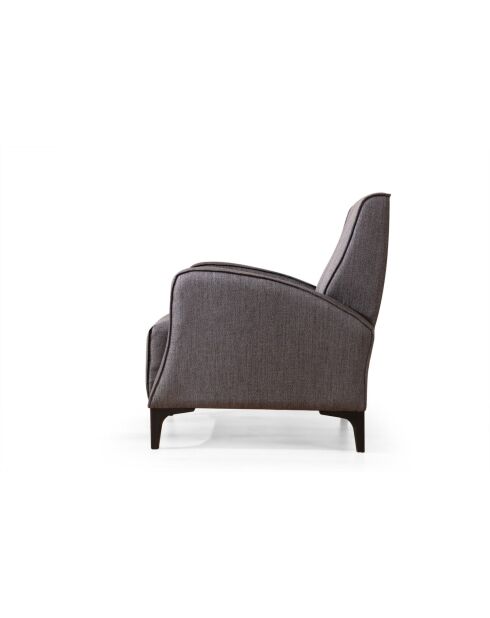 Silla plegable Petra antracita, 78 x 78 x 87 cm