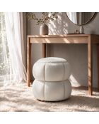 Puf Software blanco roto - 45 x 45 x 46 cm
