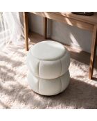 Puf Software blanco roto - 45 x 45 x 46 cm
