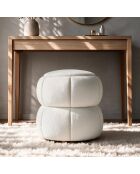 Puf Software blanco roto - 45 x 45 x 46 cm