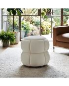 Puf Software blanco roto - 45 x 45 x 46 cm
