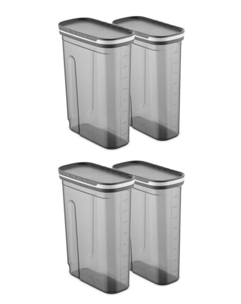 Aufbewahrungsboxen-Set (4 Stück) anthrazit
