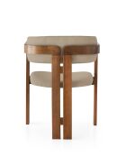 CO-033 walnoot- en visiestoel - 49 x 58 x 76 cm