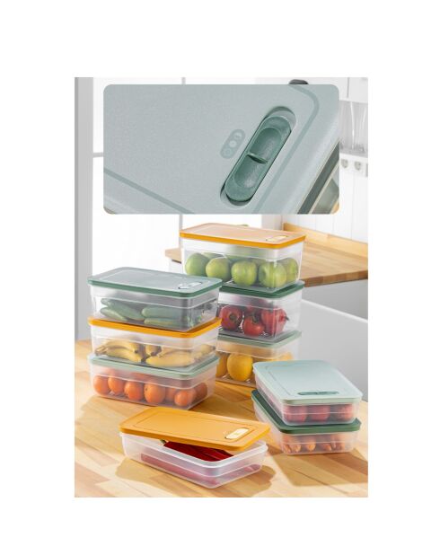 Set di scatole portaoggetti (9 pezzi) multicolore