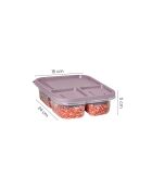 Aufbewahrungsbox-Set in Rosa (6 Stück)