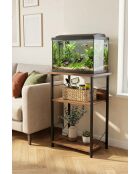 Mensola multifunzione marrone - 55 x 78 x 35 cm