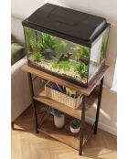Mensola multifunzione marrone - 55 x 78 x 35 cm