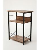 Mensola multifunzione marrone - 55 x 78 x 35 cm