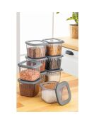 Set di scatole portaoggetti (9 pezzi) antracite