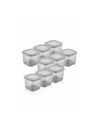 Set di scatole portaoggetti (9 pezzi) antracite
