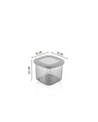 Set di scatole portaoggetti (9 pezzi) antracite