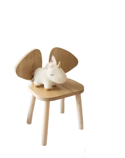 Kinderstoel Mickey bruine stoel - 25 x 30 x 30 cm