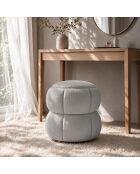 Pouffe Software gris claro - 45 x 45 x 46 cm