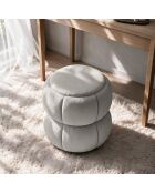 Pouffe Software gris claro - 45 x 45 x 46 cm