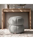Pouffe Software gris claro - 45 x 45 x 46 cm