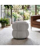 Pouffe Software gris claro - 45 x 45 x 46 cm