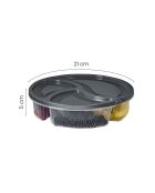 Set di scatole portaoggetti (8 pezzi) antracite