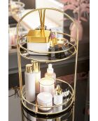 Organizer da bagno dorato - 23 x 39 x 23 cm