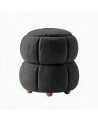 Pouffe Software gris oscuro - 45 x 45 x 46 cm