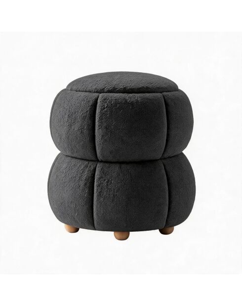 Pouffe Software gris oscuro - 45 x 45 x 46 cm