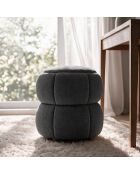 Pouffe Software gris oscuro - 45 x 45 x 46 cm