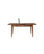 Ensemble table et chaises de salle à manger extensibles (6 pièces) Vina noix, crème