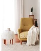 Silla plegable azteca amarilla - 88 x 75 x 95 cm