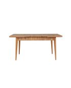 Ensemble table et chaises de salle à manger extensibles (6 pièces) Vina pin de l'atlantique, crème