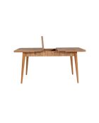 Ensemble table et chaises de salle à manger extensibles (6 pièces) Vina pin de l'atlantique, crème