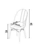 Ritim cappuccino stoelenset (6 stuks), bruin