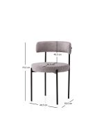 Gini 4006 v2 stoelenset zwart en grijs (2 stuks)
