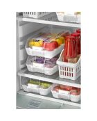 Koelkast-organizerset (4 stuks) wit